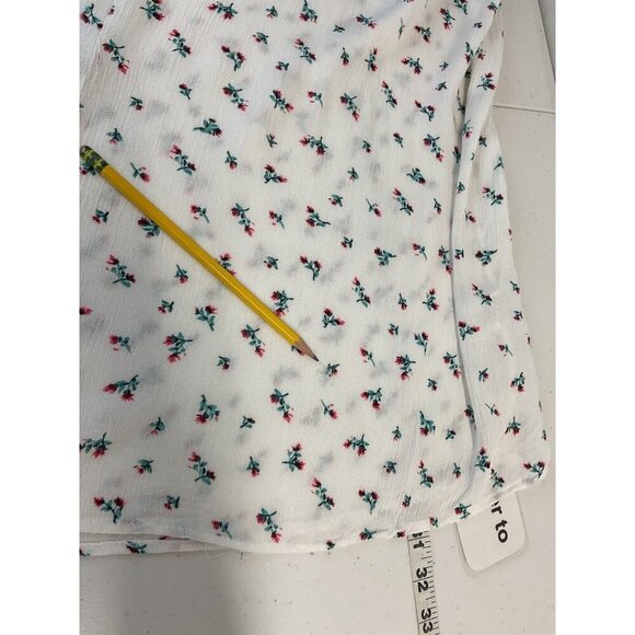 Floral Print White Dress - Picture 8 of 9